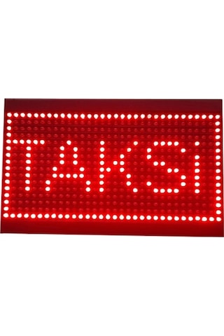 Taksi Led Tabela Dolu/boş Kasa Ölçüsü 16x32 Cm