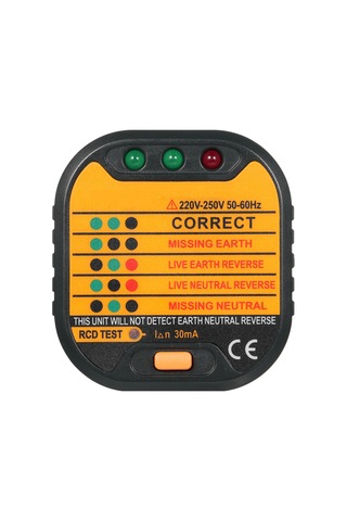 Lepmerkı Taşınabilir Fiş Çıkış Devre Soket Test Cihaz