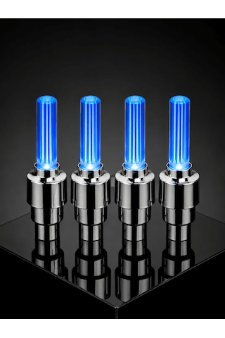 4 Adet Led Lastik Sibop Işığı Otomobil İçin Hareket Sensörlü Renk