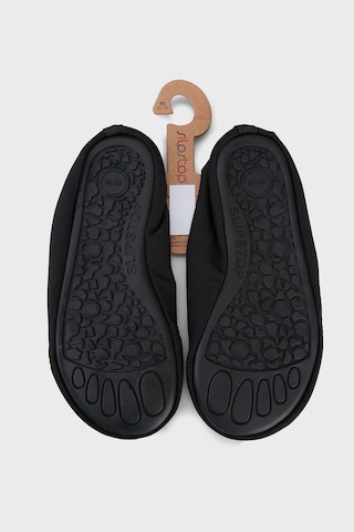 Slipstop Black Aqua Desenli Kaydırmaz Tabanlı Havuz Ve Deniz Ayakkabısı Unisex Deniz Ayakkabısı Sa2651000001 Siyah