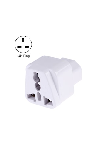 Taşınabilir Evrensel Soket - C14 Erkek Fiş Ups Pdu Apc Bilgisayar Sunucusu Güç Adaptörü Seyahat Şarj Cihazı Beyaz