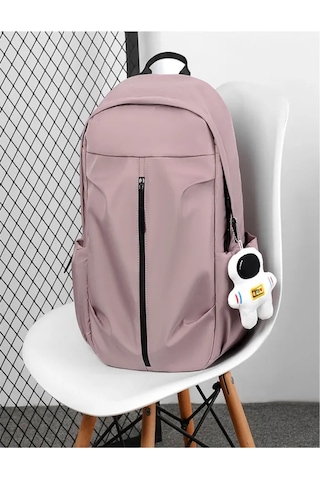 Leezsing Güvenli Seyahat Dizüstü Bilgisayar Sırt Çantası Büyük Pembe Çanta-785 Çok renkli