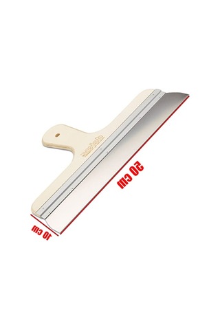 Eğri Saplı Ahşap Spatula - 50 Cm Uzunluk 001 Siyah