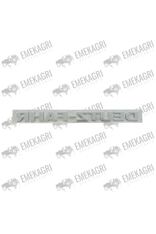 Sdf Parts Same Deutz-fahr Yazı Etiketi Deutz-fahr