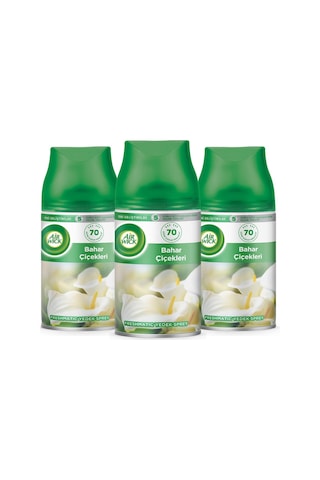 Oda Kokusu Freshmatik, Otomatik Sprey Makine Yedek Bahar Çiçekleri 3x250 Ml