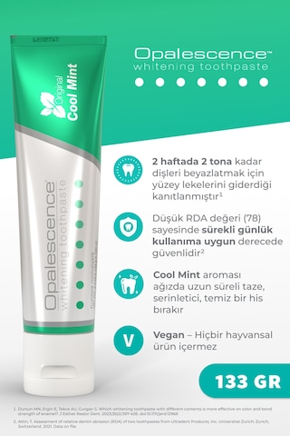 Diş Macunu Beyazlatıcı 133 Gr - 2 Adet Büyük Boy