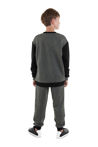 Denokids Wild Oversize Erkek Çocuk Eşofman Takımı - Gri