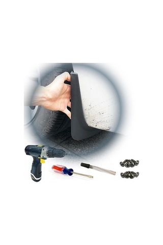 Gajeena Bmw 3/5/7 Serisi E30-e93, F30-g38 İçin Abs Plastik Çamurluklar - Ön/arka Koruma, Spor Görünüm, Siyah Renk