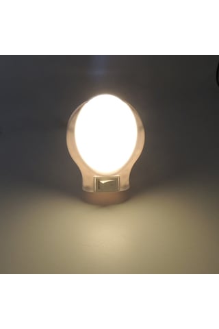 Ufo Led Gece Lambası 0,5W Tasarruflu Işıklı Fişli Düğmeli 5 Adet(535545742) Çok Renkli