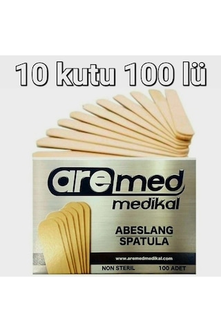 Aremed Abeslang Tahta Dil Basacağı 10 x 100'lü