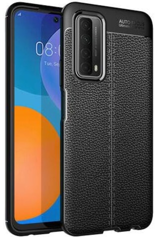 Huawei P Smart 2021 Kilif Zore Deri Görünümlü Kamera Korumali Sil 466431293