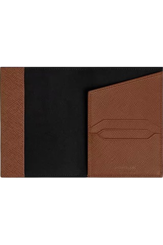 Mont Blanc Montblanc Sartorial Pasaport Kılıfı 220394 Kahverengi