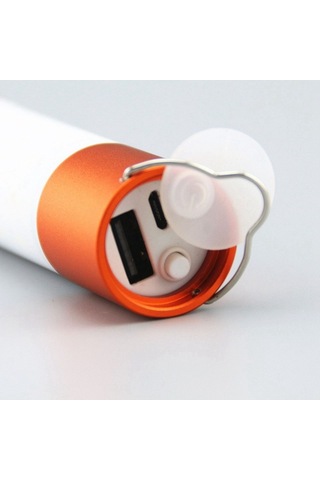 Soulader Alüminyum Alaşımlı Usb Şarjlı Taşınabilir Teleskopik El Feneri, Çok Fonksiyonlu Kampçılık Ve Acil Durum Işığı, Ev Çadırı İçin Pratik Led Fener Siyah