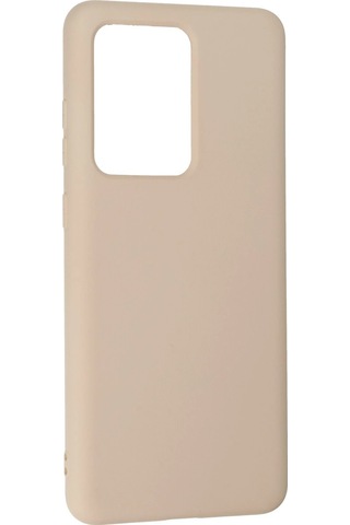 Newface Samsung Galaxy Uyumlu S20 Ultra Kılıf Nano İçi Kadife Silikon Glblseme - 93 - Pudra
