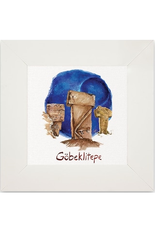 Göbeklitepe Serisi Gökyüzü ve Steller Kanvas Tablo