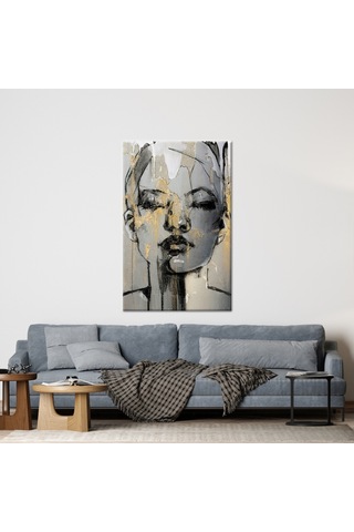 70x100 Cm 1 Parça Kanvas Tablo, Modern Kanvas, Soyut Kanvas