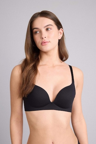 Defacto Micro Kaplı Pedli Balensiz Tişört Bra G9517ax26smbk81 Siyah-bk81