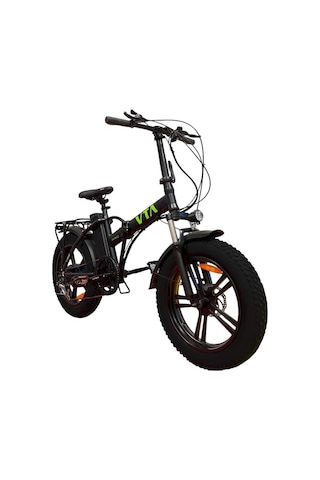 Vb2 Pro - 20 İnç Elektrikli Bisiklet - 7 Vites Katlanabilir Yapı İle Şehir İçi Ulaşım İçin İdeal Siyah