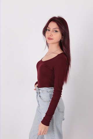 Busem W0011619 Kadın Bluz Bordo