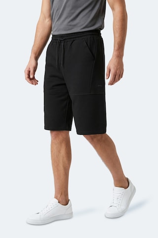 Slazenger Noctura Erkek Kapri Siyah Şort