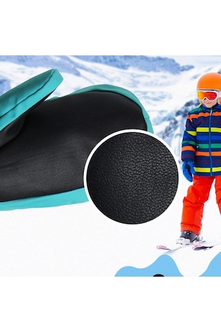 Pazly Su Geçirmez Rüzgar Geçirmez Bisiklet Eldiveni Çocuk Kışlık Kalın