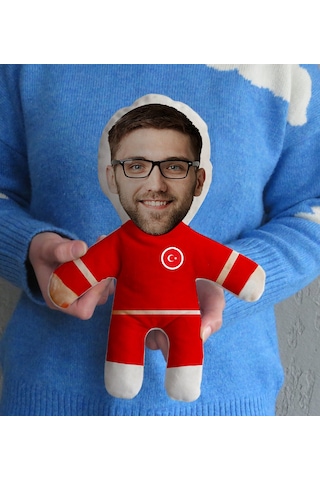 Bk Gift Hediye Kutusunda Kişiye Özel Fotoğraflı Ay-yıldız Formalı Bebek Yastık-1, Arkadaşa Hediye, Sevgiliye Hediye, Doğum Günü Hediyesi