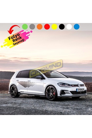 Vw Golf Tcr Petek Yan Kapı Sticker Set