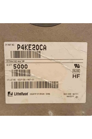 P4ke20ca 20v 400w Transil Diyot 50 Adet