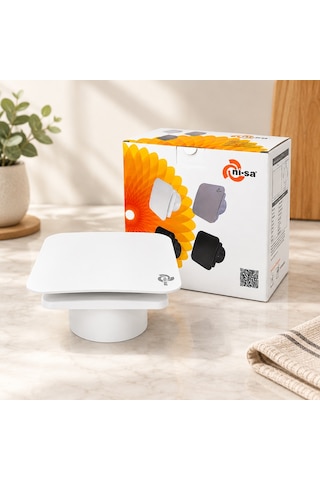 100 Mm Plastik Banyo Tuvalet Aspiratörü 12w