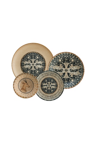 Bonna Porselen Mezopotamya Mozaik 24 Parça Yemek Seti