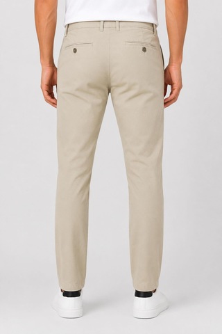 Classics Men Remy Boys Erkek Comfort Chino Keten Pantolon 7746 Taş