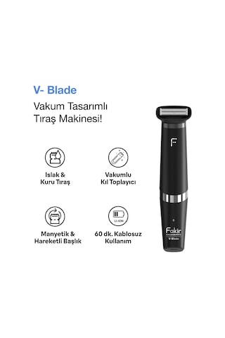 V-blade Elektrik Tıraş Makinesi 1,5 Saat