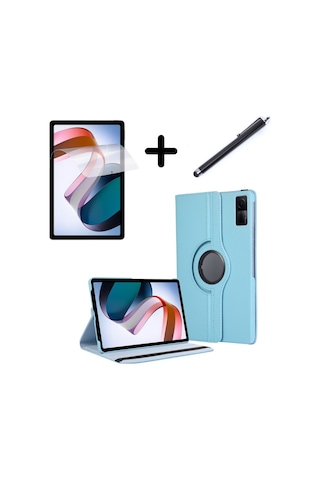 Huawei Uyumlu Matepad 11.5 İnç / Air 11.5 Kılıf Dönen Tablet Kilifi Ekran Koruyucu+kalem