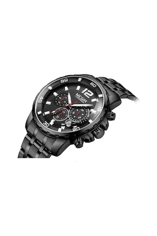 Megır 2068 Tüm Fonksiyonları Aktif Erkek Kol Saati Siyah