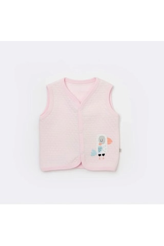 Bibaby Colors Polly Kapitone Yelek 61481 Pembe
