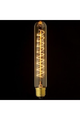 Edison Dekoratif Rustik 40 Watt E27 Duy. 22cm Kıvrık Tüp Ampul Edison Dekoratif Rustik 40 Watt E27 Duy. 22cm Kıvrık Tüp Ampul