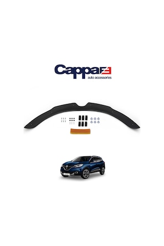 Cappafe Renault Kadjar Ön Kaput Koruma Rüzgarlık 4Mm Abs 12-20