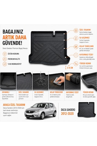 Dacia Sandero 2008-2020 Arası Bagaj Havuzu