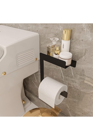 Raflı Tuvalet Kağıtlığı, Banyo Tuvalet Kağıtlık, Wc Tuvalet Kağıdı Tutucu, Banyo Tuvalet Kağıdı Askısı, Çok Renkli