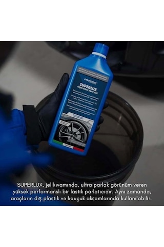 Fra-ber Superlux Suya Dayanıklı Lastik Parlatıcı Dış İç Plastik Trim Koruyucu Yenileyici 900 Ml