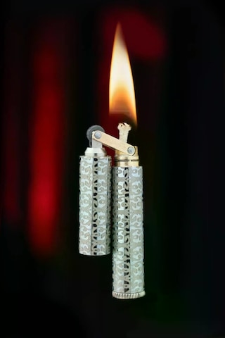 Caka Lighter Selçuk Desen Silver Benzinli Çakmak - Ckl-015
