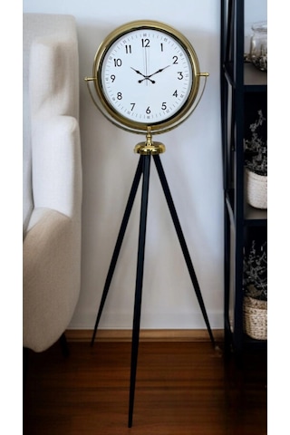Luxury Gold Tripod Ayaklı Saat Çok Renkli