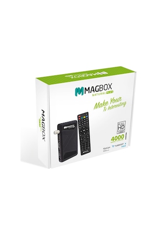 Magbox Natural Plus Tkgsli + USB Mini Full HD Uydu Alıcısı