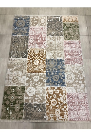 Kaşmir Halı Armina 160X235 Ae 0359 Patchwork Pudra Vizon 4 M2 Hal