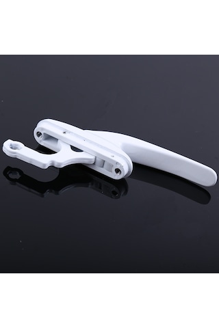 Tenfowee Güvenli Döner Pencere Kilit Kolu, Çinko Alyüminyum, Ev Güvenliği, Kolay Kurulum, Tüm Pencere Tipleri İçin, Beyaz