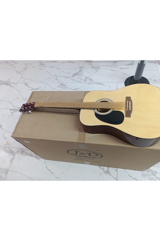 J&d Guitars Ag-6/lh-nl Solak Model Jumbo Kasa Akustik Gitar-solak