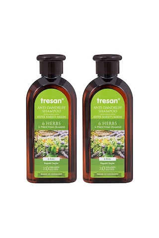 Tresan 6 Bitki Kepek Karşıtı Bakım Şampuanı 2 x 300 ML