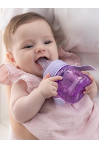 Mooma Alıştırma Bardağı 200 Ml - Lila Mor