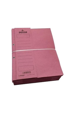 Özkan Westyle Yarım Kapak Kapsüllü Dosya Pembe 50'li