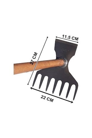 Demiray Ultra Çelik Tırmıklı Orman Çapası - 90 Cm Çapa Sapı
